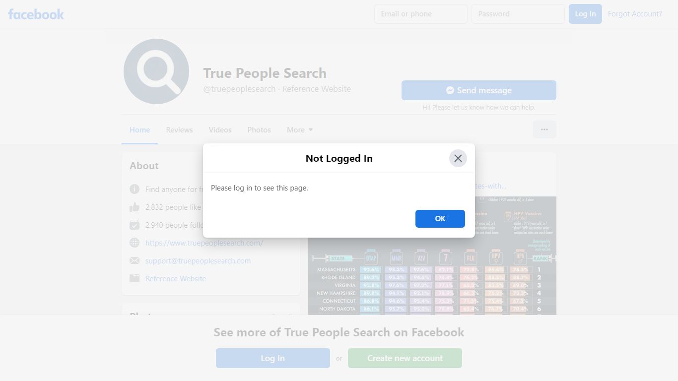 True People Search - Home - Facebook